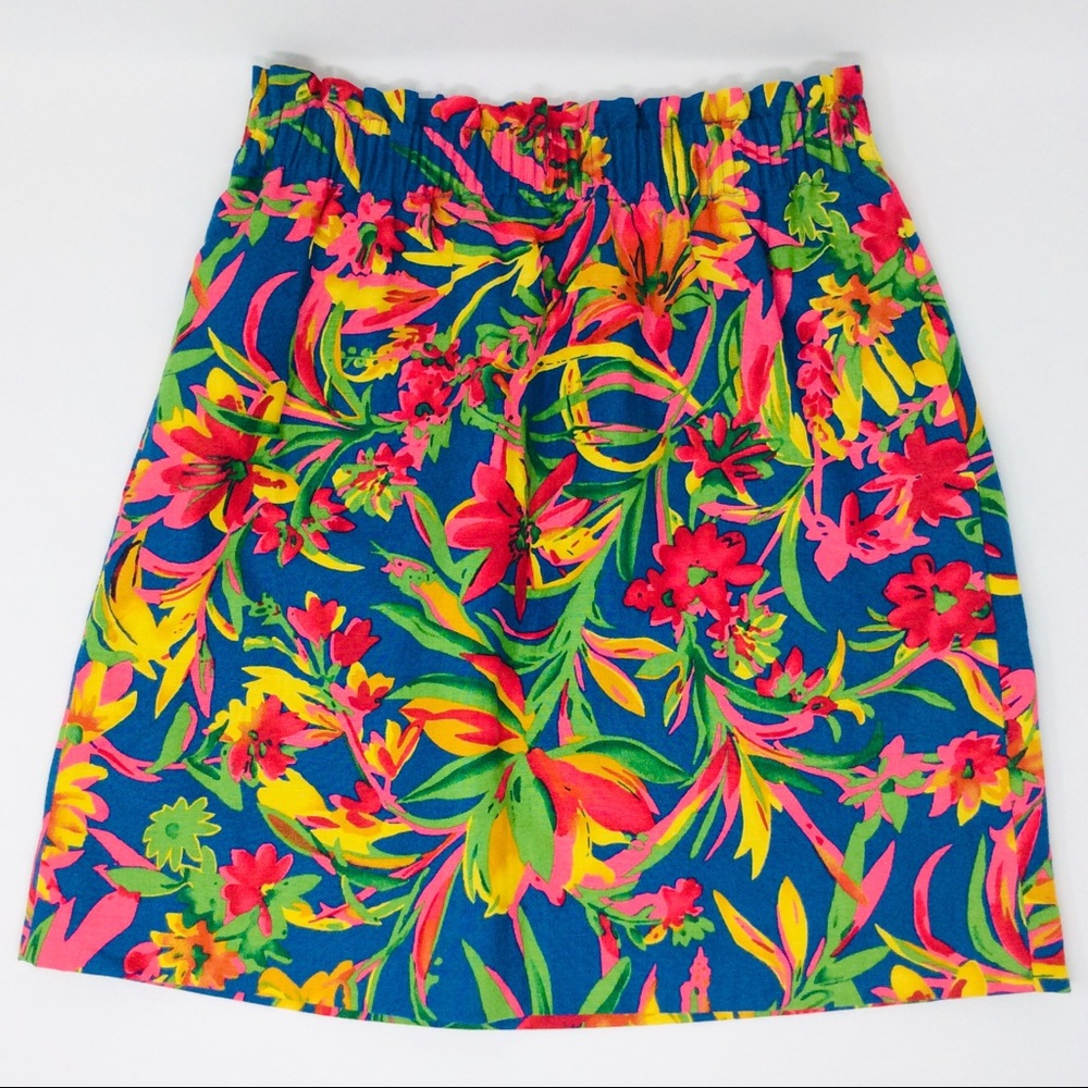 J. Crew Floral Classy Colorful Skirt Size (00)